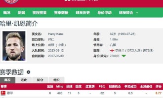 五大联赛三大最强前锋：哈兰德本赛季12球 姆巴佩14球 凯恩18球