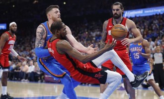 NBA第一天上班就强度爆表？KD东契奇合演悲情双簧