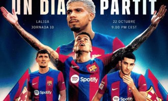 西甲第10轮，巴塞罗那主场对阵毕尔巴鄂